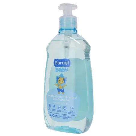 SABONETE LÍQUIDO INFANTIL BARUEL BABY PELE DELICADA PUMP 400ML 360-3