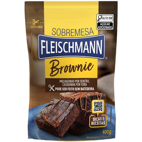 MISTURA BOLO FLEISCHMANN BROWNIE 400G