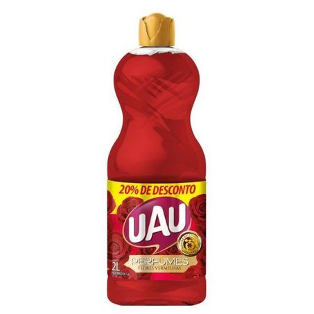 Limpeza uau perfumado 2l flor frutas vermelhas