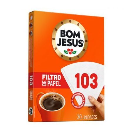 Filtro papel bom jesus 103 c/ 30un