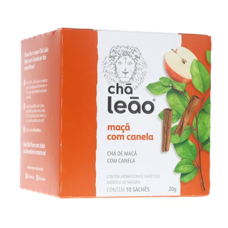 Chá Leão Maça e Canela C/10 Sachês 360-34