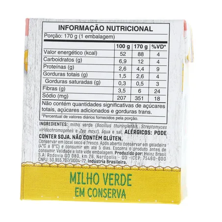 Milho Verde em Conserva Quero Caixa 280gr 360-19