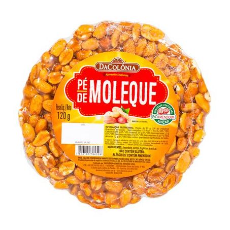 Pe de moleque da colonia 120g.