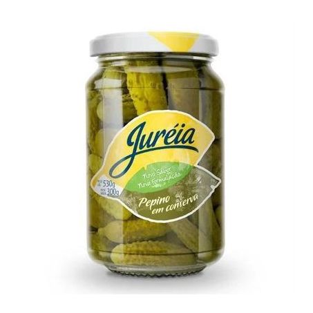 Pepino jureia 300g conserva inteiro