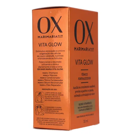 Tônico Capilar Fortalecedor Mari Maria Ox Vita Glow Frasco com 30Ml 360-30