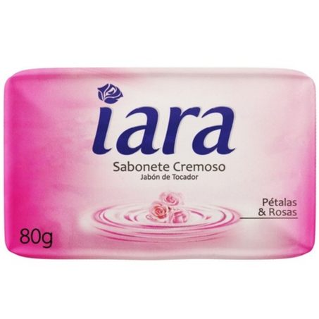 Sabonete barra iara 80g petalas e rosas