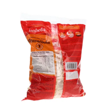 MASSA ISABELA C/OVOS GRAVATINHA 500G 360-16