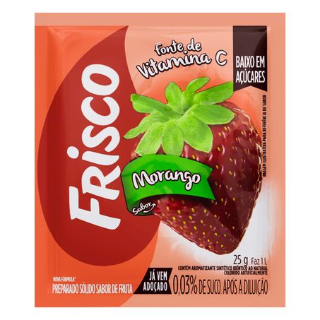 REFRESCO EM PÓ MORANGO FRISCO