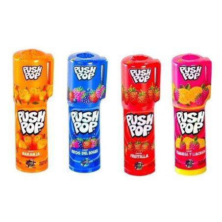 Pirulito push pop 15g sabores
