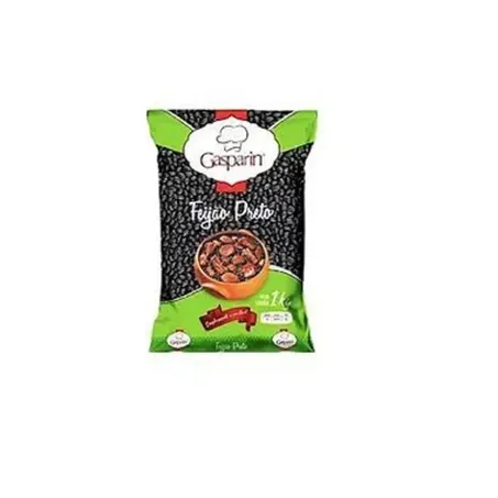 FEIJAO GASPARIN 1KG PRETO