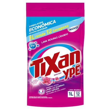 LAVA ROUPAS LIQUIDO MACIEZ TIXAN YPE REFIL 1L