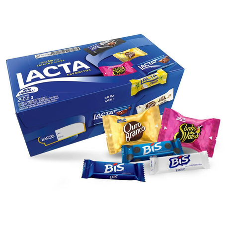 BOMBOM LACTA FAVORITOS 250,6G