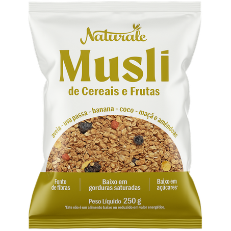 Muesli Naturale Cereais e Frutas 250g