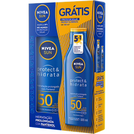 Kit nivea sun p.f50 200m gt f50 100