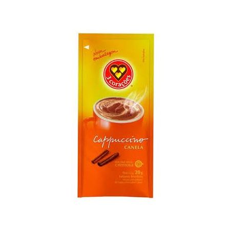CAPPUCCINO 3 CORACOES CANELA SACHE 20G