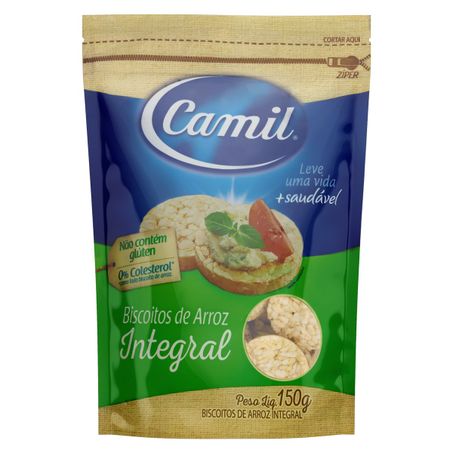 BISCOITO DE ARROZ INTEGRAL CAMIL
