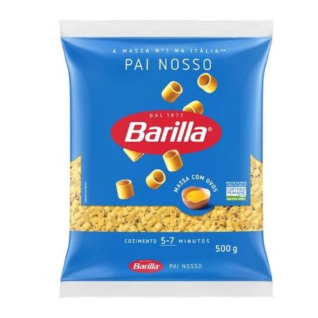 Macarrão com Ovos Pai Nosso Barilla Pacote 500g