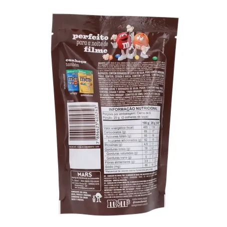 CHOC.M&MS 148G AO LEITE POUCH 360-16