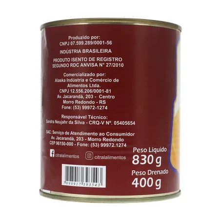 Pessego citral fatias 400g 360-25