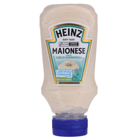 Maionese Heinz Queijo Gorgonzola Bisnaga 215g 
 