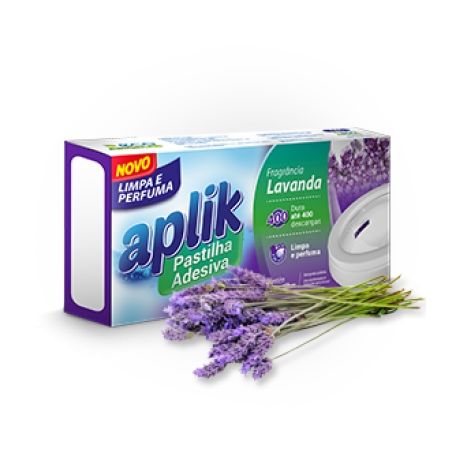Pastilha Adesiva Aplik Lavanda Embalagem 3UN