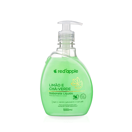 Sabonete líquido red apple limão e chá verde 500ml