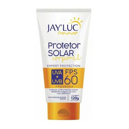 Protetor solar corpo jay luc fps60 120g