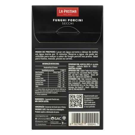 Cogumelo Funghi Porcini Seco La Pastina Gourmet Caixa 10g  360-3