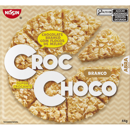 Choc nissin 44g flocos de milho choc bra