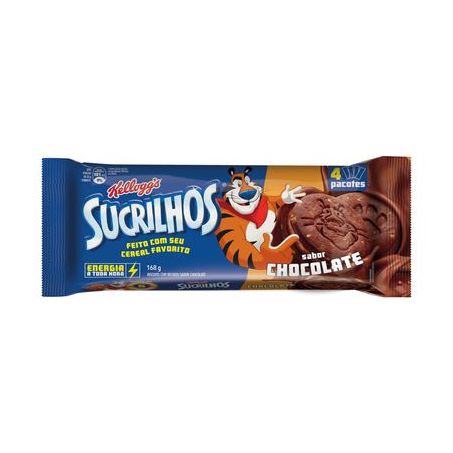 Bisc.sucrilhos rech 168gr choc