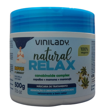 Creme tratamento vini lady 500gr natural relax