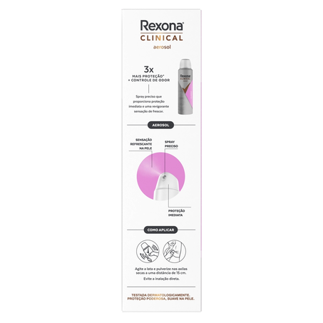 Desodorante Rexona Clinical Classic 150ml 360-1