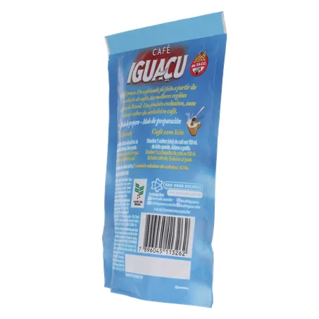 CAFÉ SOLÚVEL GRANULADO IGUAÇU DESCAFEINADO SACHÊ 40G 360-23