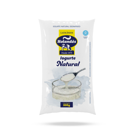 Iogurte Natural Desnatado Holandes 800g