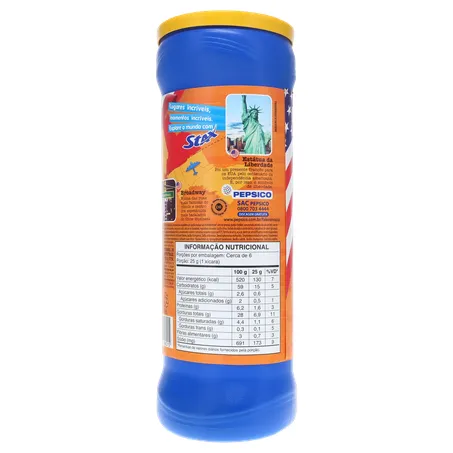 SALGADINHO E CHIPS STAX CHEDDAR 156G 360-21
