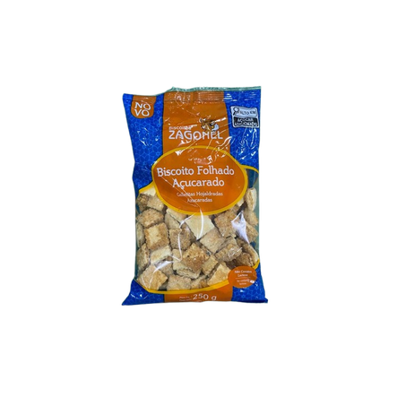 BISCOITO FOLHADO DOCE ZAGONEL 250 G               