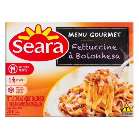 FETTUCCINE À BOLONHESA SEARA MENU GOURMET