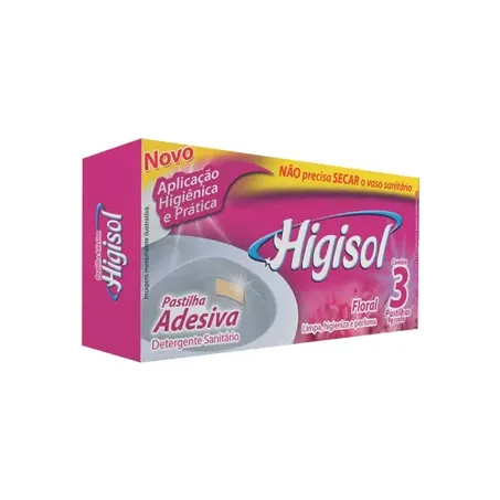 Pastilha Sanitaria Higisol 9g Floral C/3 ###