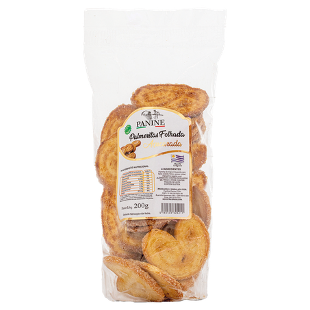 Palmerita folhada açucarada panine 200g