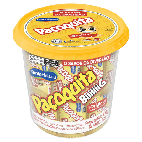 Paçoquita Santa Helena 900g - Rolha - Big