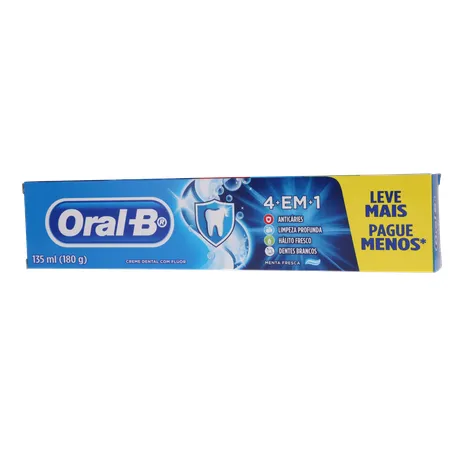 Creme dental oral-b 4 em 1 leve mais pague menos 180g 360-2