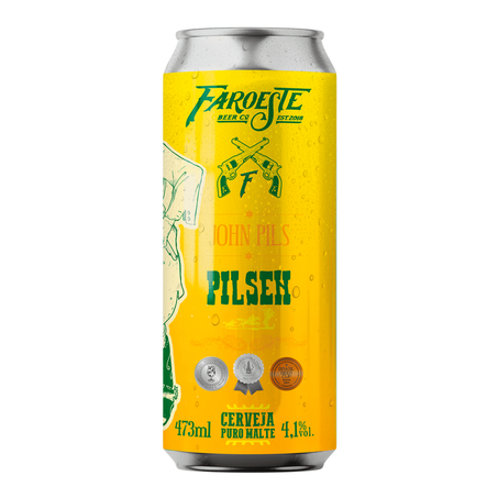 Cerveja faroeste pilsen 473ml
