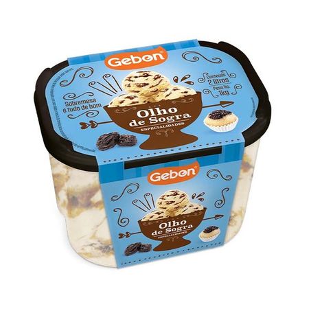 Sorvete Gebon 2lt Especialidades Olho De Sogra