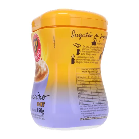 Cappuccino 3 Corações Diet Pt 150g 360-7