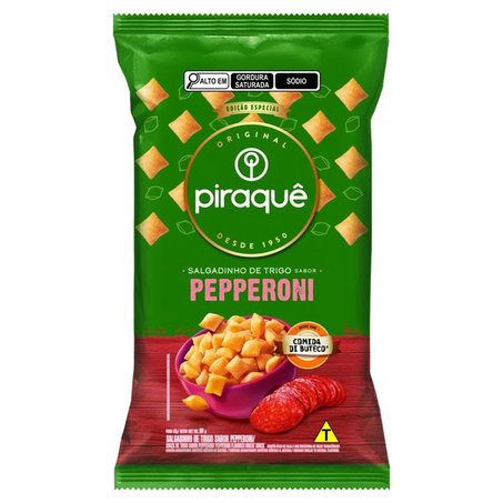SALGADINHO PIRAQUE 50G PEPPERONI