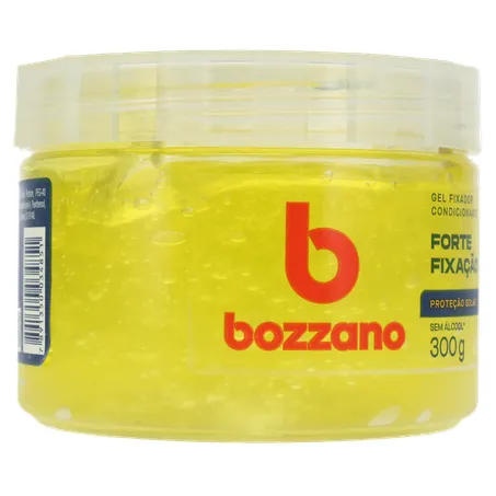 Gel Fixador Condicionante Bozzano Forte Fixação Fator 3 Proteção Solar Pote 300gr 360-30