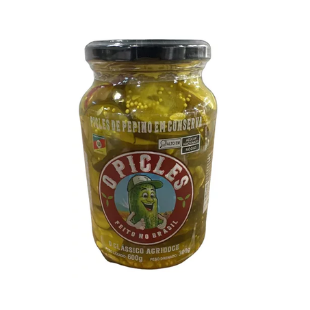 PICLES EM CONSERVA O' PICLES ARTESANAL 600G