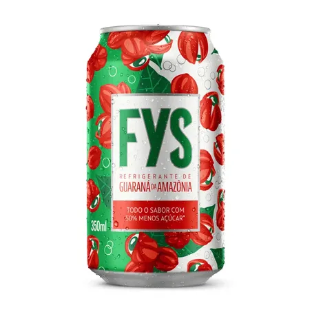 Refri fys 350ml guarana