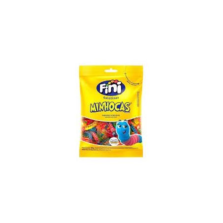 Goma gelatina fini 90g minhocas