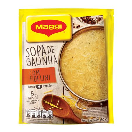 Sopa maggi galinha com fidelini 60g